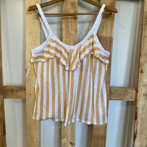 OLD NAVY flowy striped tank Medium